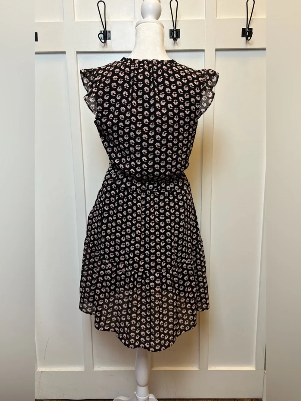 J Crew Sz 0 Floral Summer Dress Ruffle Whimisgoth Fairy Graduation Wedding Guest